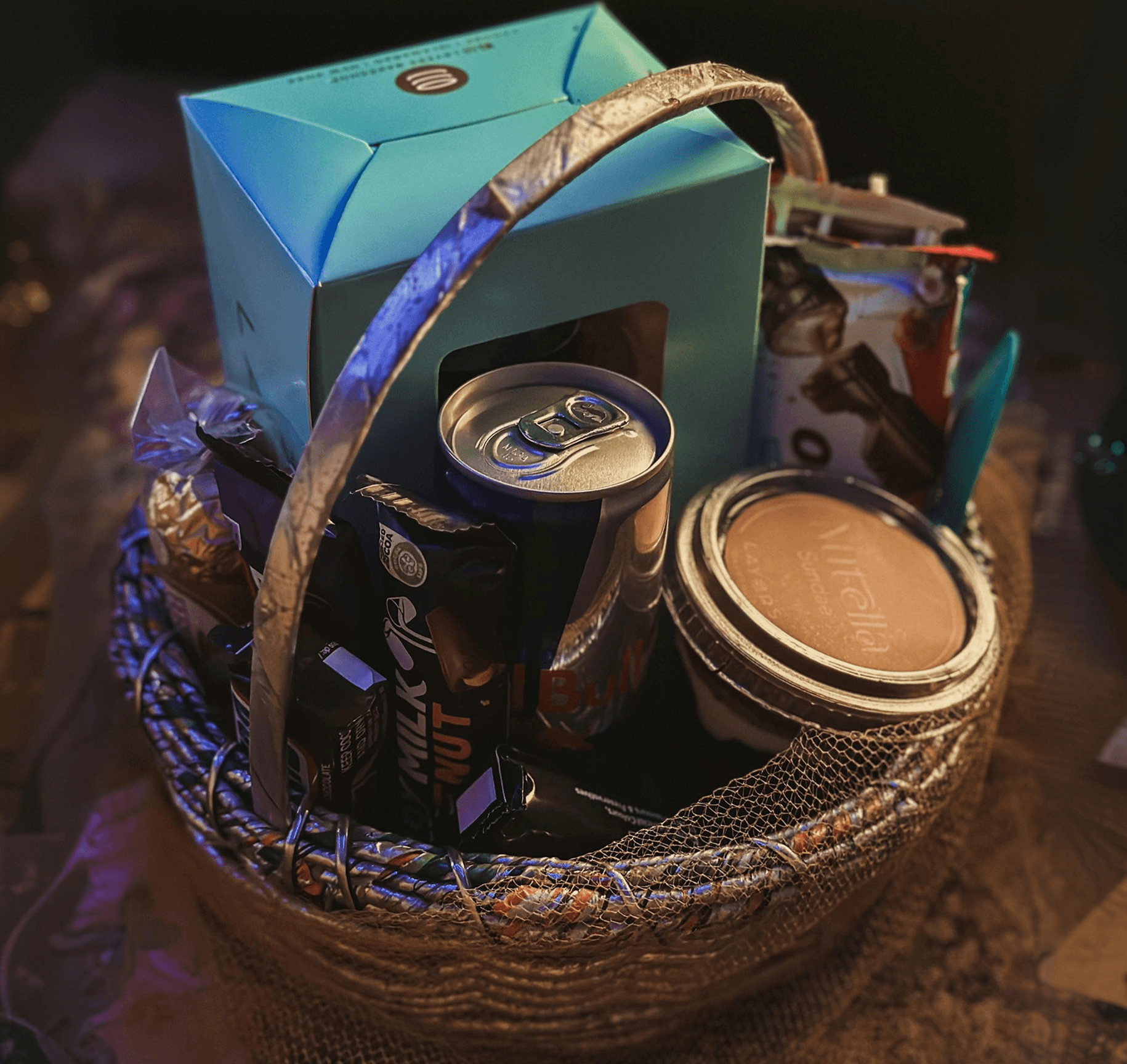 Curated gift basket